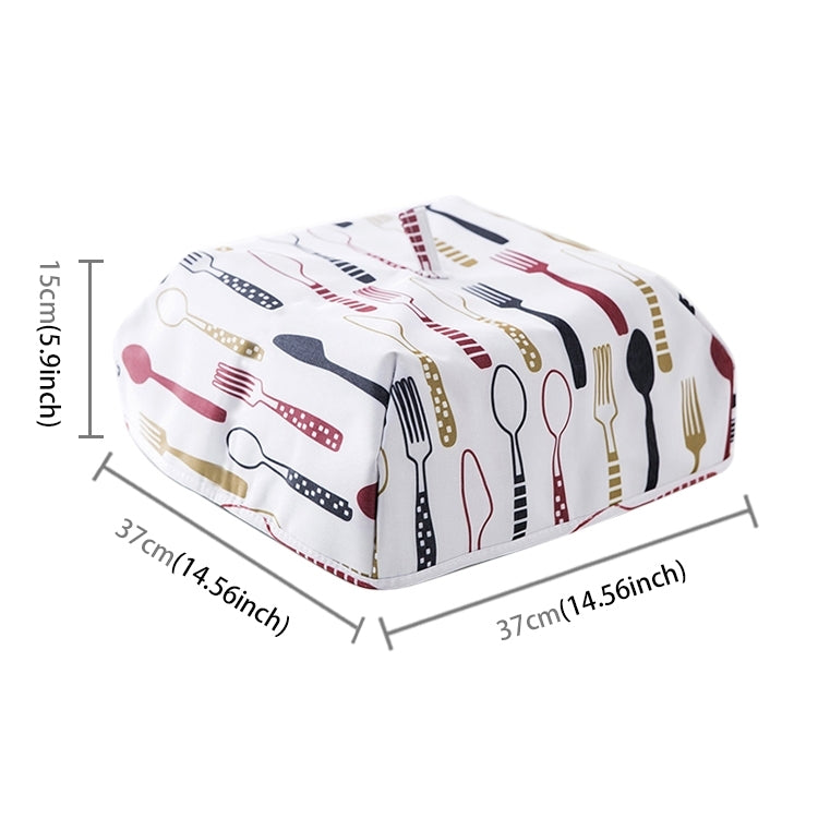 Foldable Thickened Aluminum Foil Food Heat Preservation Cover, Size: L (37 x 37 x 15cm)