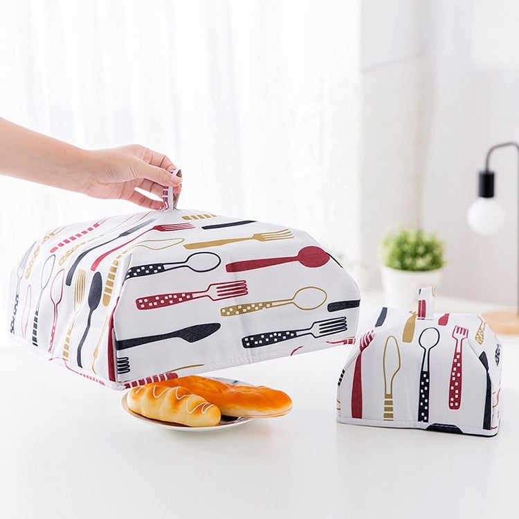 Foldable Thickened Aluminum Foil Food Heat Preservation Cover, Size: L (37 x 37 x 15cm)
