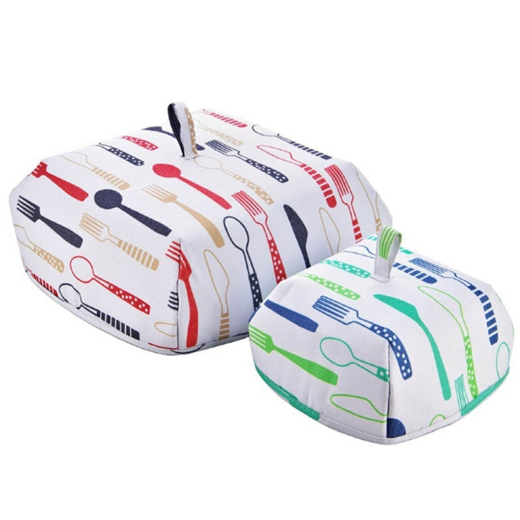 Foldable Thickened Aluminum Foil Food Heat Preservation Cover, Size: L (37 x 37 x 15cm)