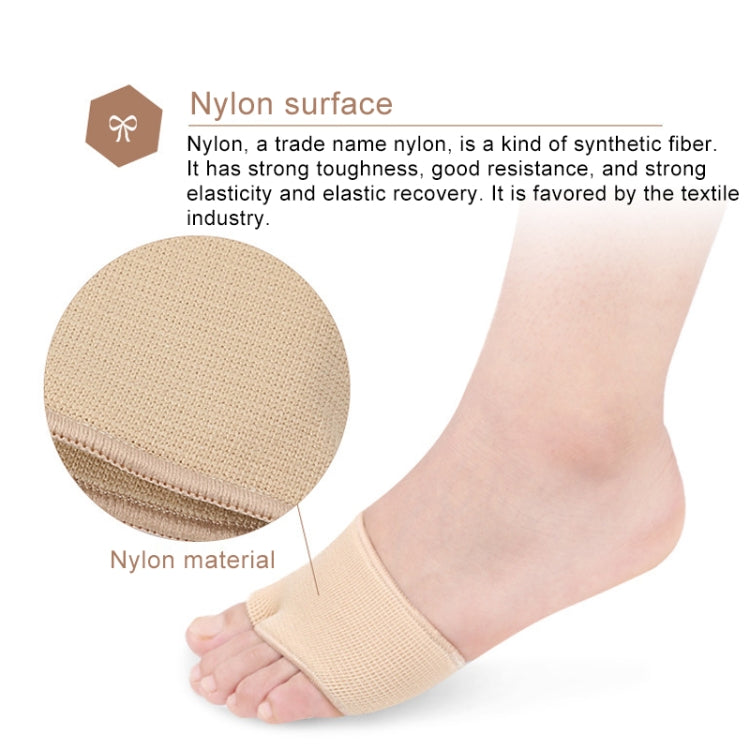 1 Pair Threaded Thumb Valgus Care Foot Forefoot Thickened Super Soft Thumb Protector, Size: L, Size: L