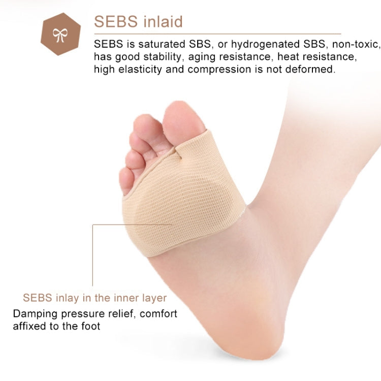 1 Pair Threaded Thumb Valgus Care Foot Forefoot Thickened Super Soft Thumb Protector, Size: L, Size: L