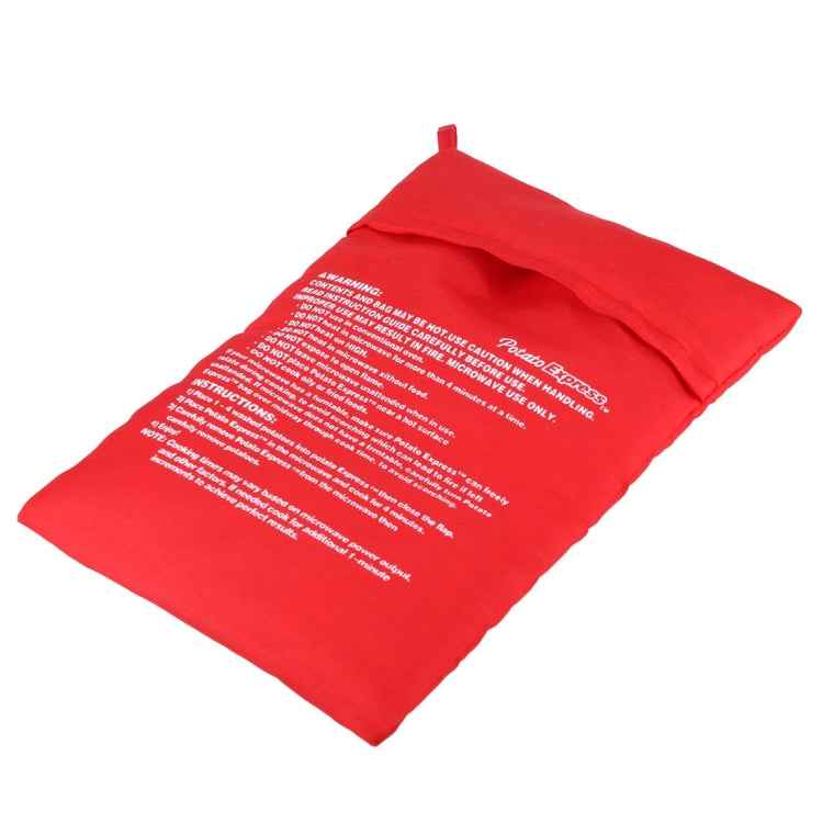 Washable Reusable Microwave Potato Cooker Bag (Cooks Up to 4 Potatoes At The Same Time), Size: 26.7*17.6cm
