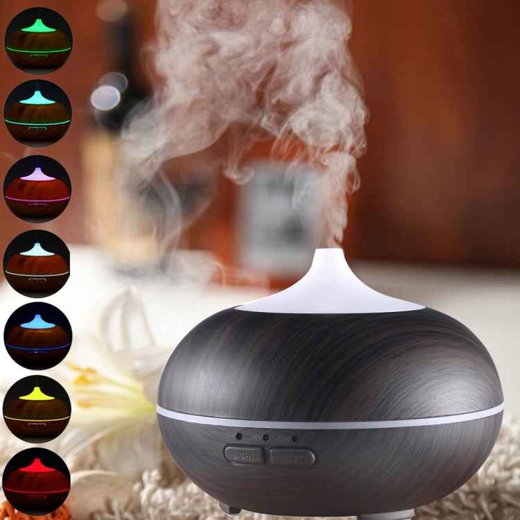 10W 150mL Wood Grain Aromatherapy Air Purifier Humidifier with LED Light for Office / Home Room