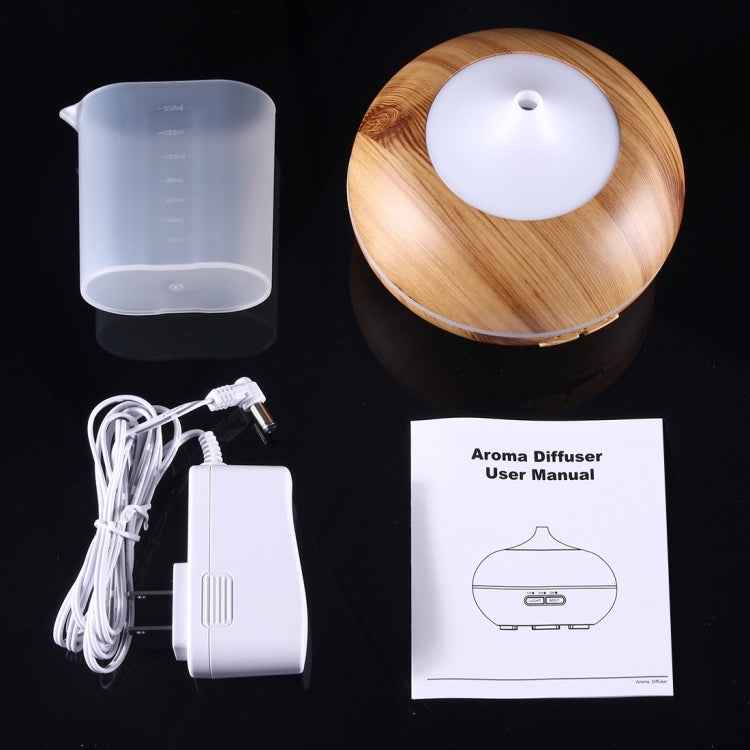 10W 150mL Wood Grain Aromatherapy Air Purifier Humidifier with LED Light for Office / Home Room
