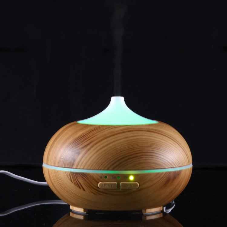 10W 150mL Wood Grain Aromatherapy Air Purifier Humidifier with LED Light for Office / Home Room