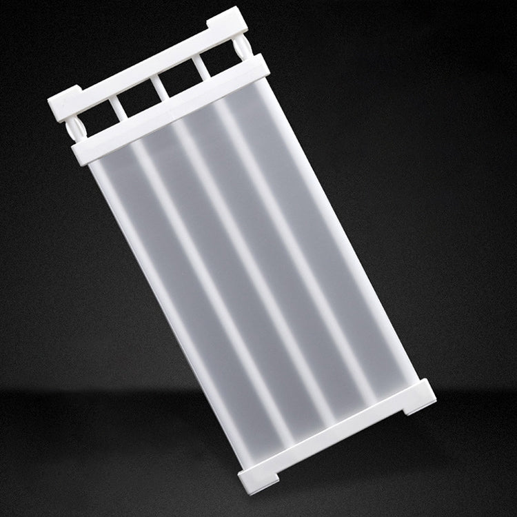 Wardrobe Storage Layered Baffle Cabinet Shelf Dormitory Partition Cupboard Partition Board, Width: 24cm, Stretch Range: 38-55cm, Stretch Range:38-55cm