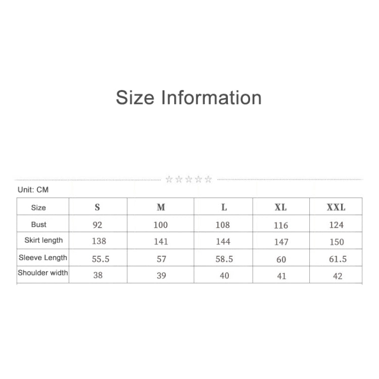 Halloween Costume Women Nun Missionary Cosplay Clothing, Size:S, Size:M, Size:L, Size:XL, Size:XXL