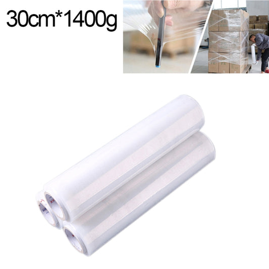 PE Transparent Stretch Wrap Film(Width: 30cm, Length: 200m), Width: 30cm, Length: 200m