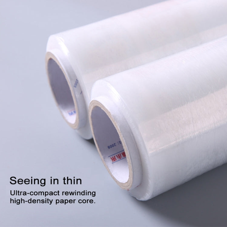 PE Transparent Stretch Wrap Film(Width: 30cm, Length: 200m), Width: 30cm, Length: 200m