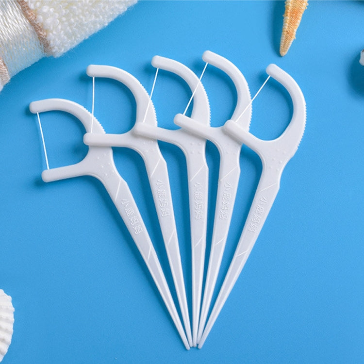 Fawnmum Ultra-fine Safety Flat Dental Floss Rod Arch Pick Toothpick Thread Portable Dental Floss Bag