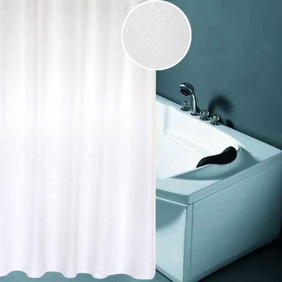 Thickening Waterproof And Mildew Curtain Honeycomb Texture Polyester Cloth Shower Curtain Bathroom Curtains,Size:120*180cm