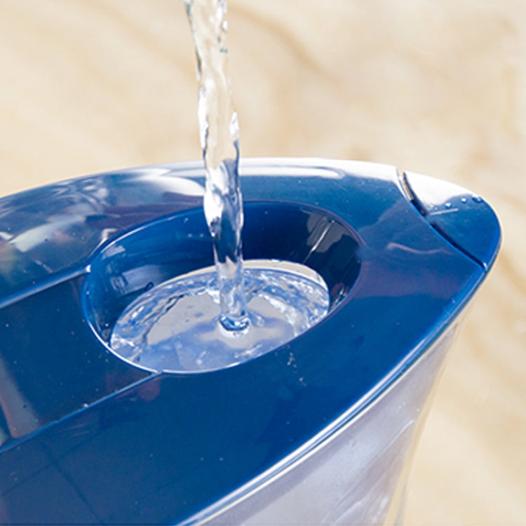 Bouteille d'eau froide portable de 1,3 L avec filtre à charbon actif pour la cuisine et la maison, 1,3 L (bleu), 1,3 L (violet)