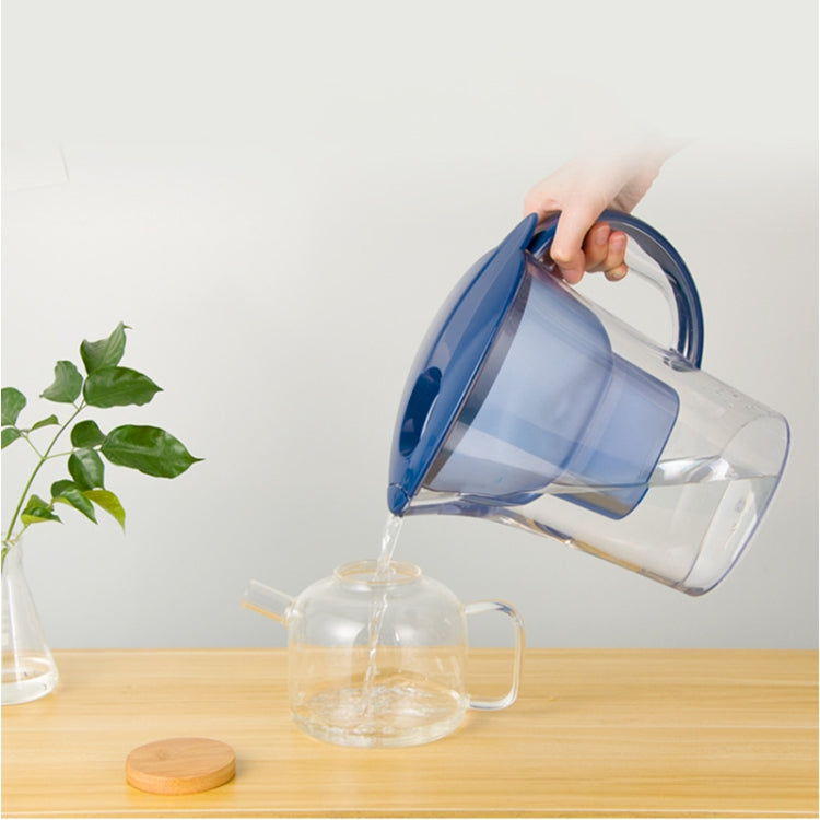 Bouteille d'eau froide portable de 1,3 L avec filtre à charbon actif pour la cuisine et la maison, 1,3 L (bleu), 1,3 L (violet)
