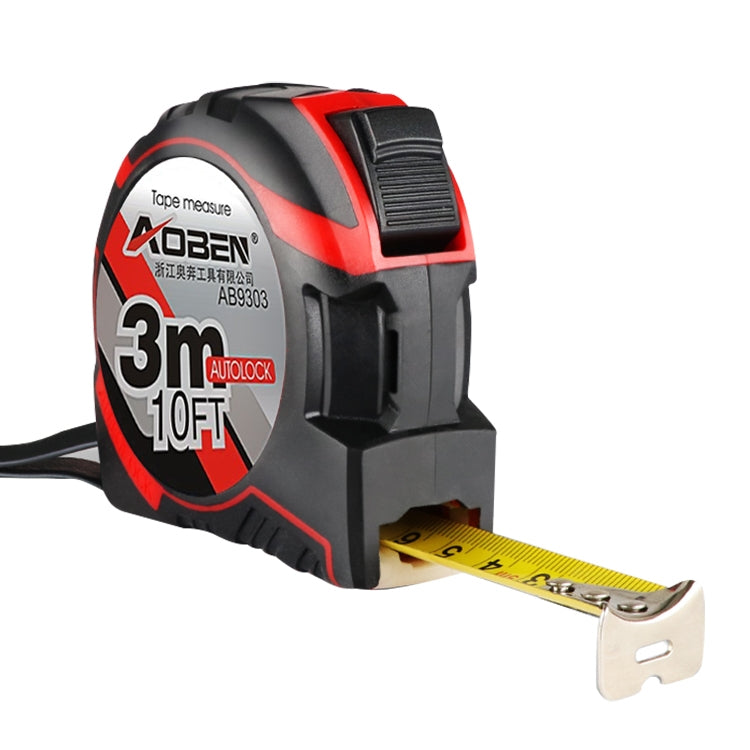 Aoben Retractable Ruler Measuring Tape Portable Pull Ruler Mini Tape Measure, Length: 3m Width: 19mm, Length: 3m Width: 19mm