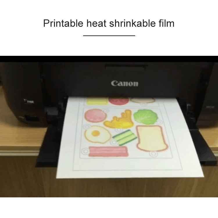 Print Heat Shrink Film DIY Epoxy Print Paper Rubber Stamp Material Print Paper