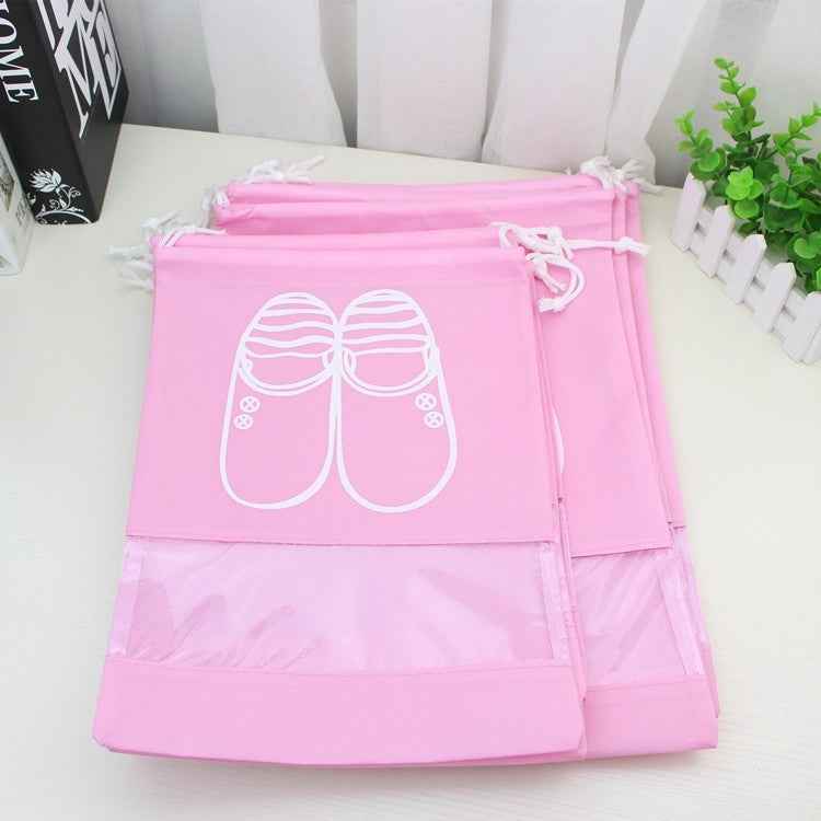Non-Woven Drawing Belt Shoe Pouch,Small Size