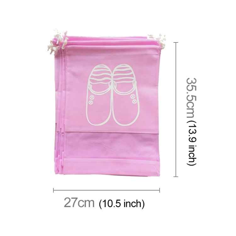 Non-Woven Drawing Belt Shoe Pouch,Small Size