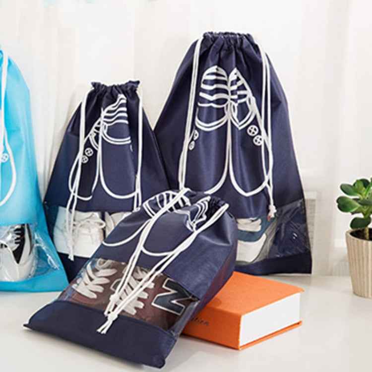 Non-Woven Drawing Belt Shoe Pouch,Small Size