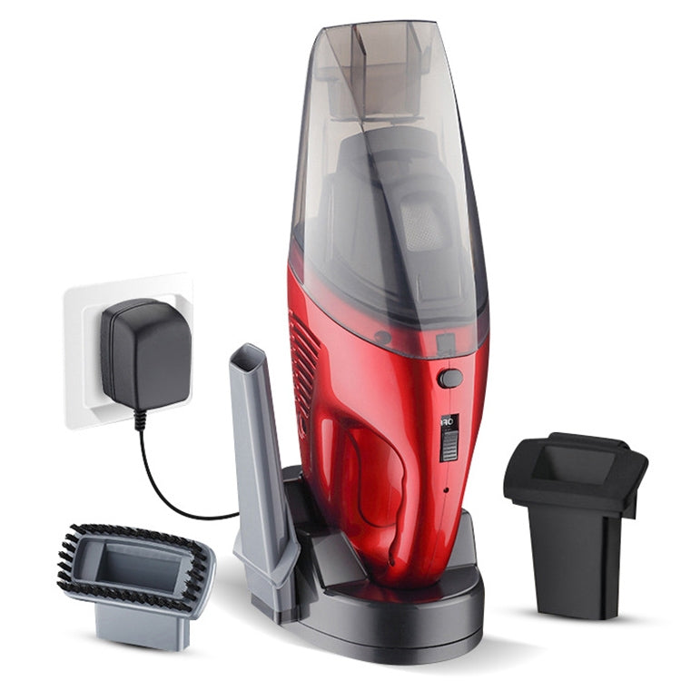 60W Rechargeable Car Household Portable Handheld Wireless Dry Wet Used Vacuum Cleaner, EU Plug, 60W