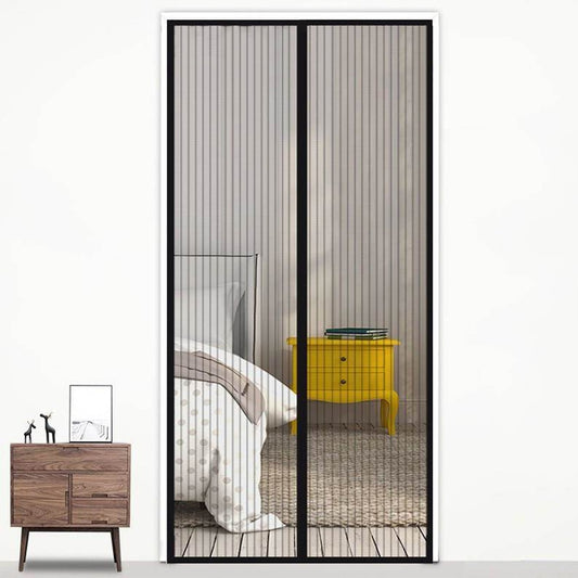 Magnetic Door Curtain Mosquito-proof Screen Door Curtain, Size:210x100cm, Size:210x100cm(Black), Size:210x100cm(Coffee), Size:210x100cm(Beige), Size:210x100cm(White)