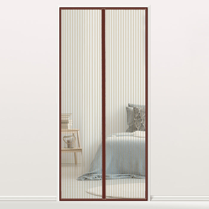 Magnetic Door Curtain Mosquito-proof Screen Door Curtain, Size:210x100cm, Size:210x100cm(Black), Size:210x100cm(Coffee), Size:210x100cm(Beige), Size:210x100cm(White)