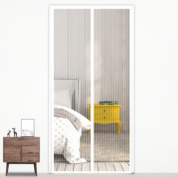 Magnetic Door Curtain Mosquito-proof Screen Door Curtain, Size:210x100cm, Size:210x100cm(Black), Size:210x100cm(Coffee), Size:210x100cm(Beige), Size:210x100cm(White)