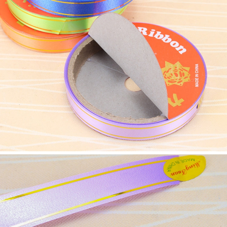 10 Volumes Plastic Ribbon Gift Bouquet Ribbons Bowknot Flowers Packaging Ribands, Size: 8m x 1.6cm, Random Color Delivery, Size: 1.6cm*8m
