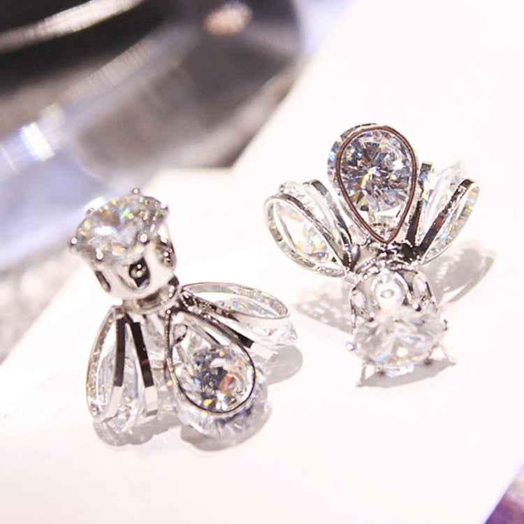 Fashion Style Glow Crystal Firefly Earrings Fashion Temperament Long Ear Earrings