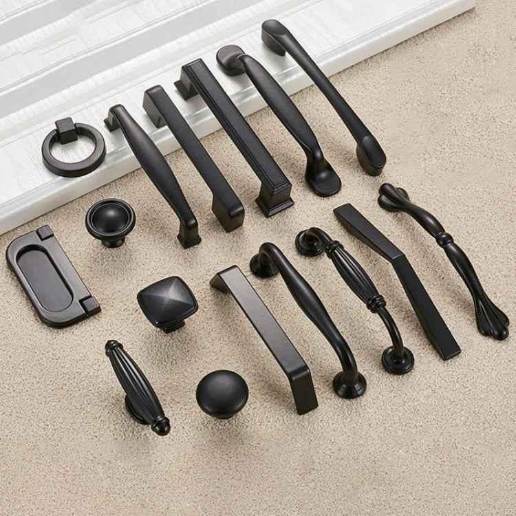 6225A-64 Simple Cabinet Door Handle Drawer Wardrobe Zinc Alloy Handle