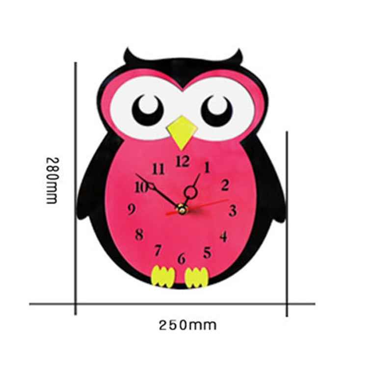 11*10 inch Children Bedroom Room Decor Battery Operated Shaped Mute Non Ticking Round Wall Quartz Clock