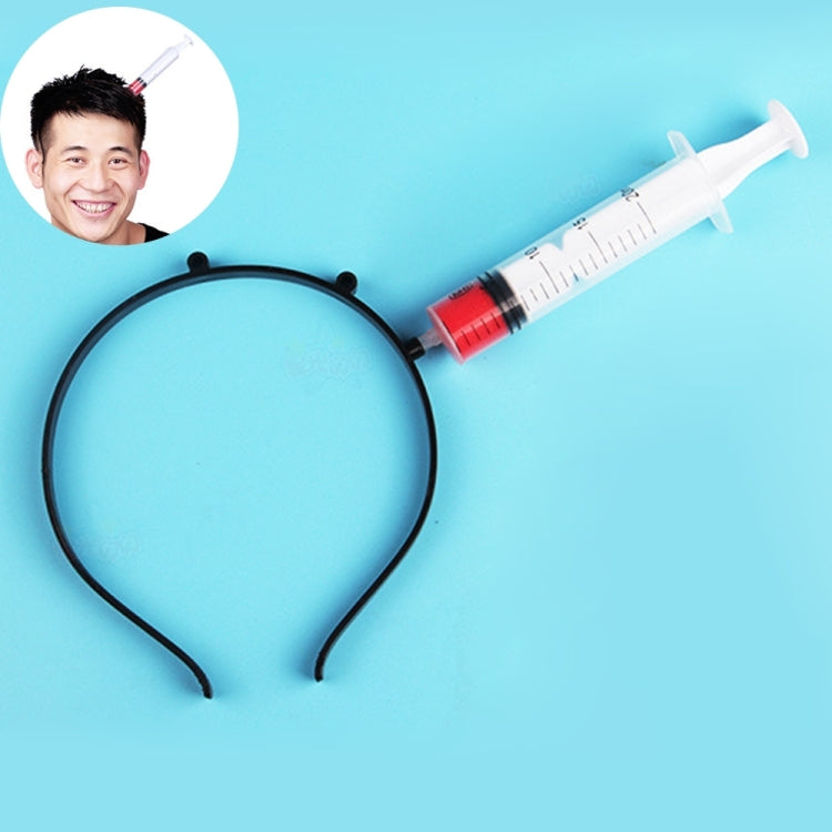 Halloween Costume Party Whole Horror Wear Head Props Needle Hair Hoop Game Show Supplies, Needle