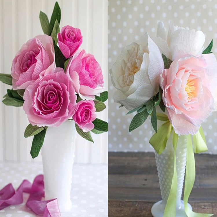 10 PCS Flowers Packaging Paper DIY Handmade Paper, Random Color Delivery, DIY Handmade Paper