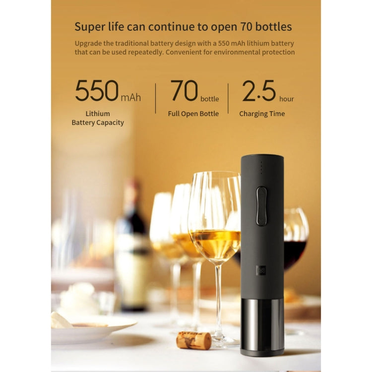 Original Xiaomi Youpin Huohou Automatic Wine Bottle Kit Electric Corkscrew With Foil Cutter, Corkscrew