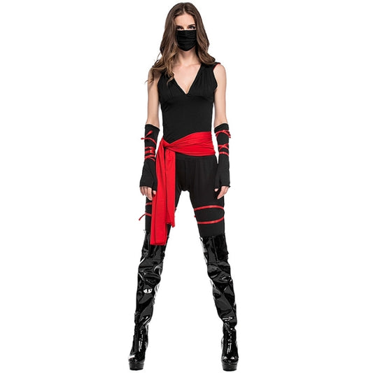 Halloween Woman Warrior Cosplay Pirate Costume Role Play Black Cosplay Cloth Costumes, XL, Chest: 80-100cm, Waistline: 74-85cm,, Size: XL
