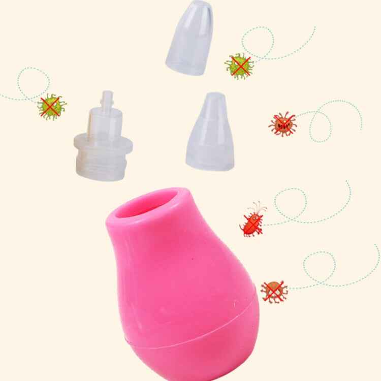 Balcherlam Baby Pump Nasal Suction Devices Baby Nose Cleaner, Random Color Delivery