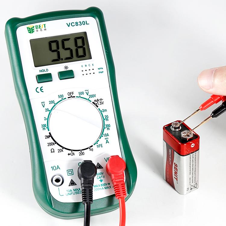 BEST-VC830L Professional Repair Tool Pocket Digital  Multimeter