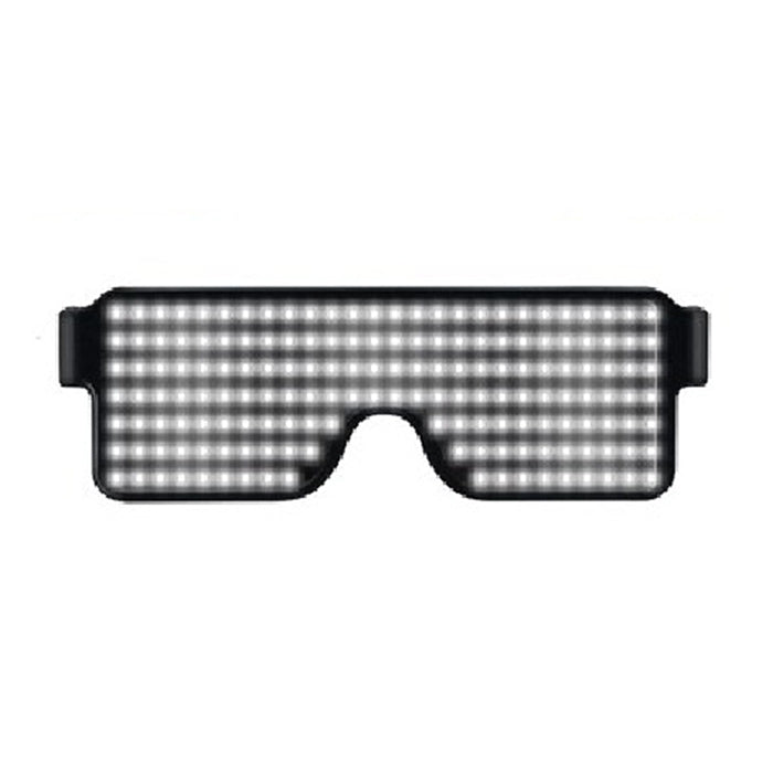 Night Club Bar Disco LED Light Emitting Glasses Festival Party USB Charging Shutter Dynamic Flash Glasses