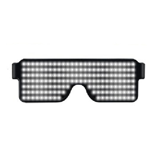 Night Club Bar Disco LED Light Emitting Glasses Festival Party USB Charging Shutter Dynamic Flash Glasses