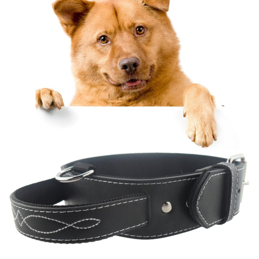 Leather Pet Dog Collar Pet Products for Big Pet, Size: 4.5*58.5cm