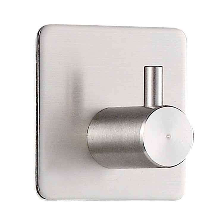 Stainless Steel Cylinder Hanger Bathroom Non-perforated Storage Clothes Hook, Size:14mm