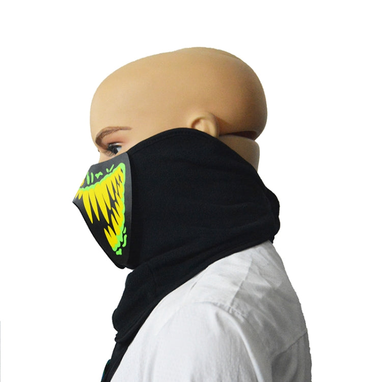 FG-MA-01 Halloween Mask Voice Control LED Cold Light Terror Cosplay Mask, FG-MA-01