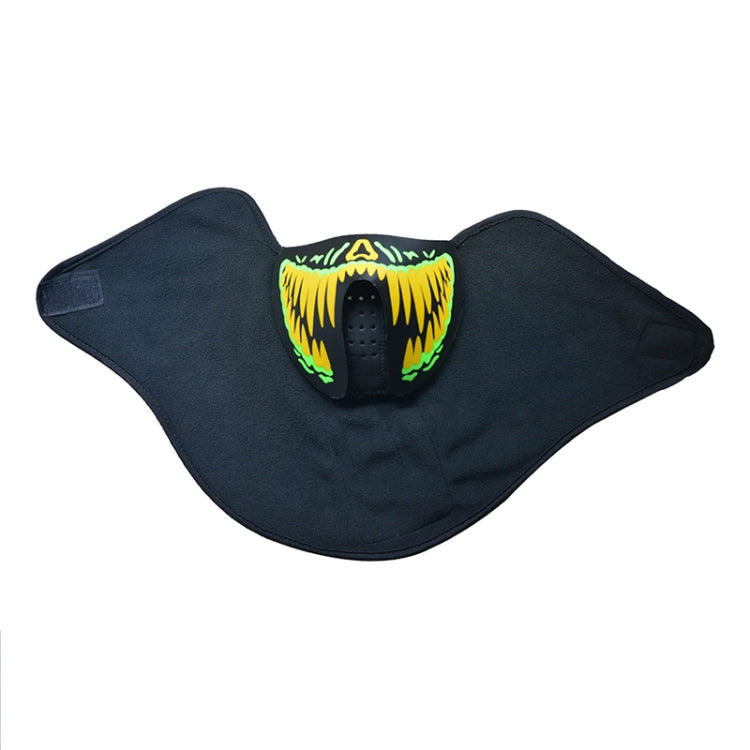 FG-MA-01 Halloween Mask Voice Control LED Cold Light Terror Cosplay Mask, FG-MA-01