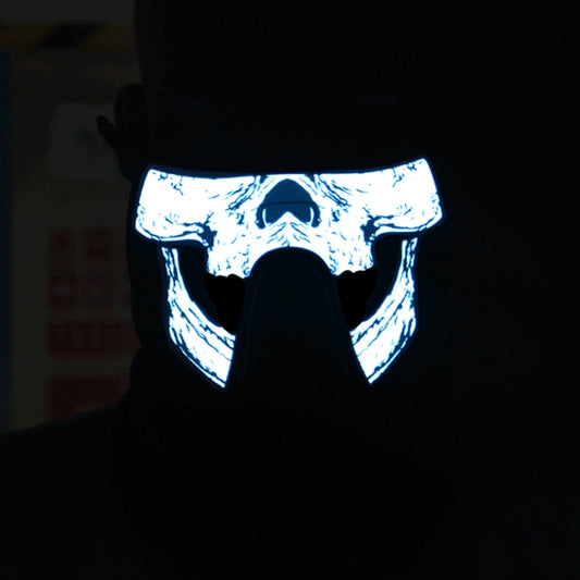FG-MA-023 Halloween Mask Voice Control LED Cold Light Terror Cosplay Mask, FG-MA-023