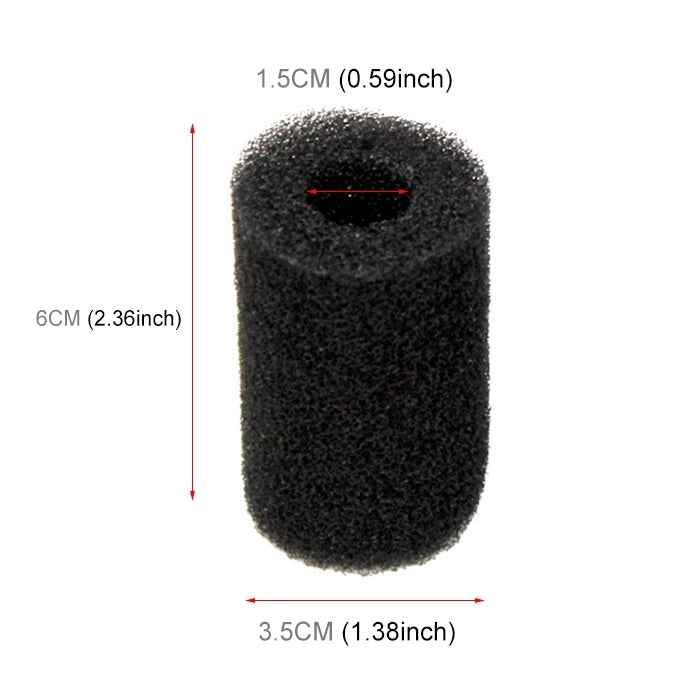 10 PCS Special Protection Cotton Sleeve for Aquarium Filter Suction Port, Inside Diameter: 22mm