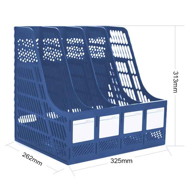Deli 4 Sections Desk Organizer Office Supplies Accessories Desktop Tabletop Sorter Shelf