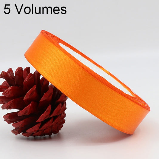 5 Volumes Color Satin Ribbons Handmade DIY Wedding Cake Decoration Holiday Gift Packages , Size: 22m x 2cm
