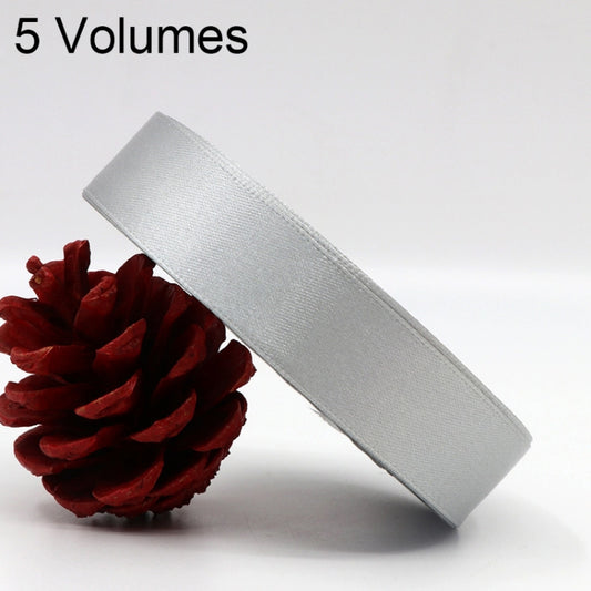 5 Volumes Color Satin Ribbons Handmade DIY Wedding Cake Decoration Holiday Gift Packages , Size: 22m x 2cm