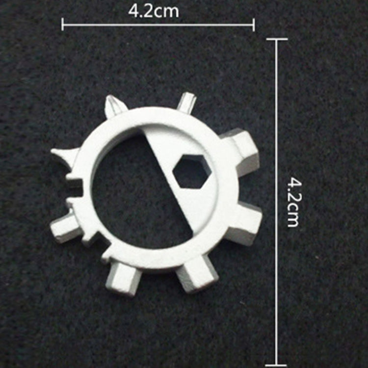 Multi-function Portable Outdoor Key Chain Screwdriver Bicycle Repair Tools, Screwdriver (Silver), Screwdriver (Black)