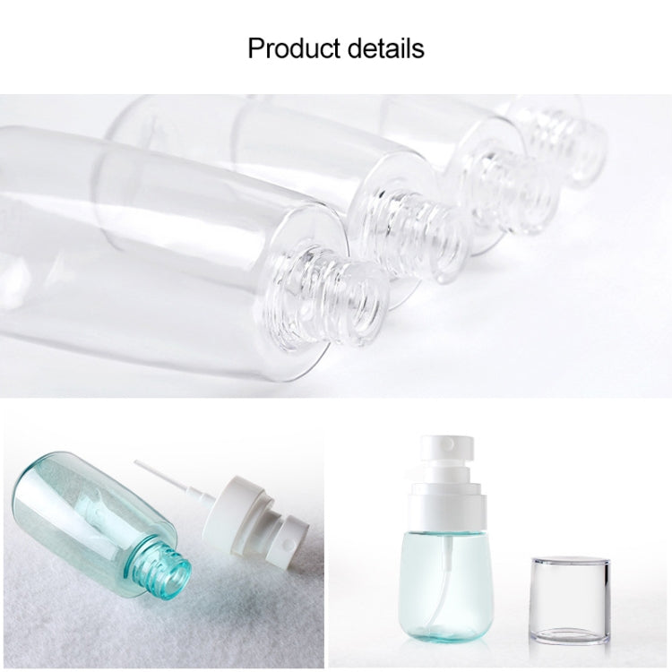 10 PCS Portable Refillable Plastic Fine Mist Perfume Spray Bottle Transparent Empty Spray Sprayer Bottle, 30ml, 30ml