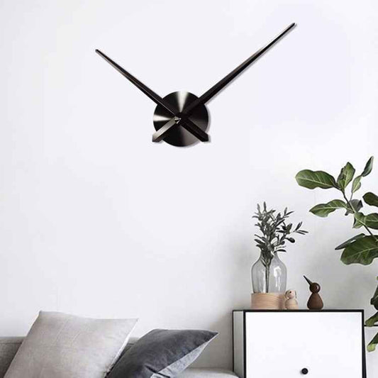 Creative DIY Stainless Steel Wall Clock Home Office Decoration